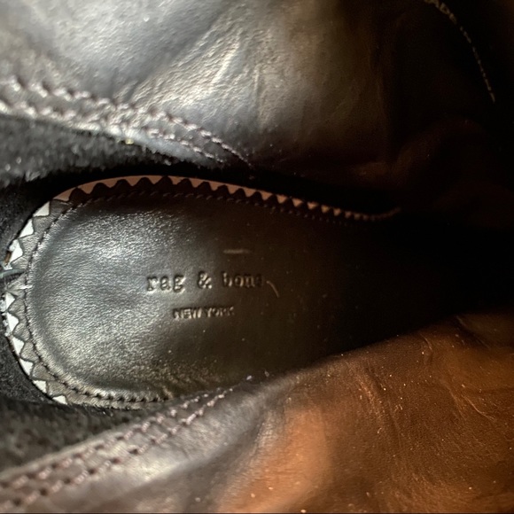 Rag & Bone 37.5 Hunter Green Suede - Picture 8 of 10